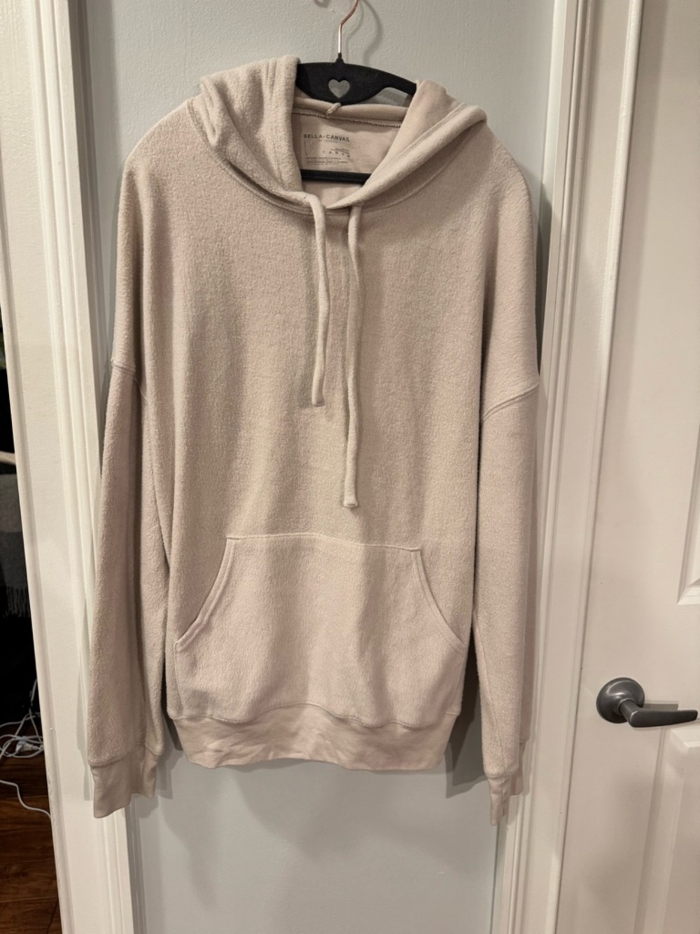 Bella Canvas Women's Beige Pullover Hoodie